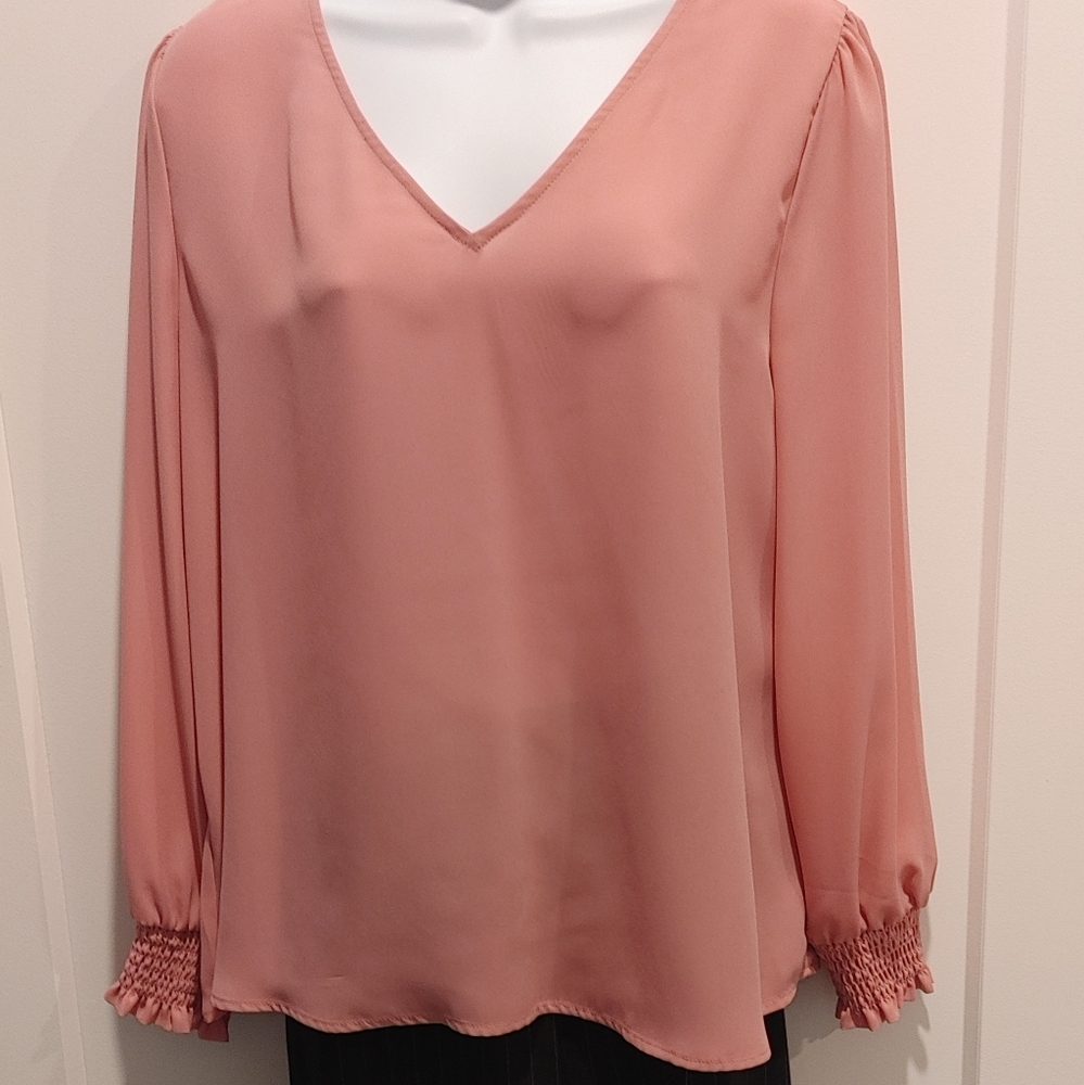 Pale Pink Blouse